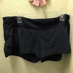 Navy lululemon shorts
